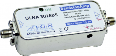 ULNA 2516BS Verstärker 0,05 bis 2,6 GHz UKW&DAB Notch